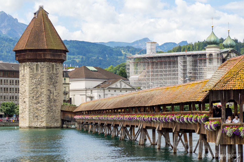 Kapellbrücke - Qué ver en Lucerna - Suiza