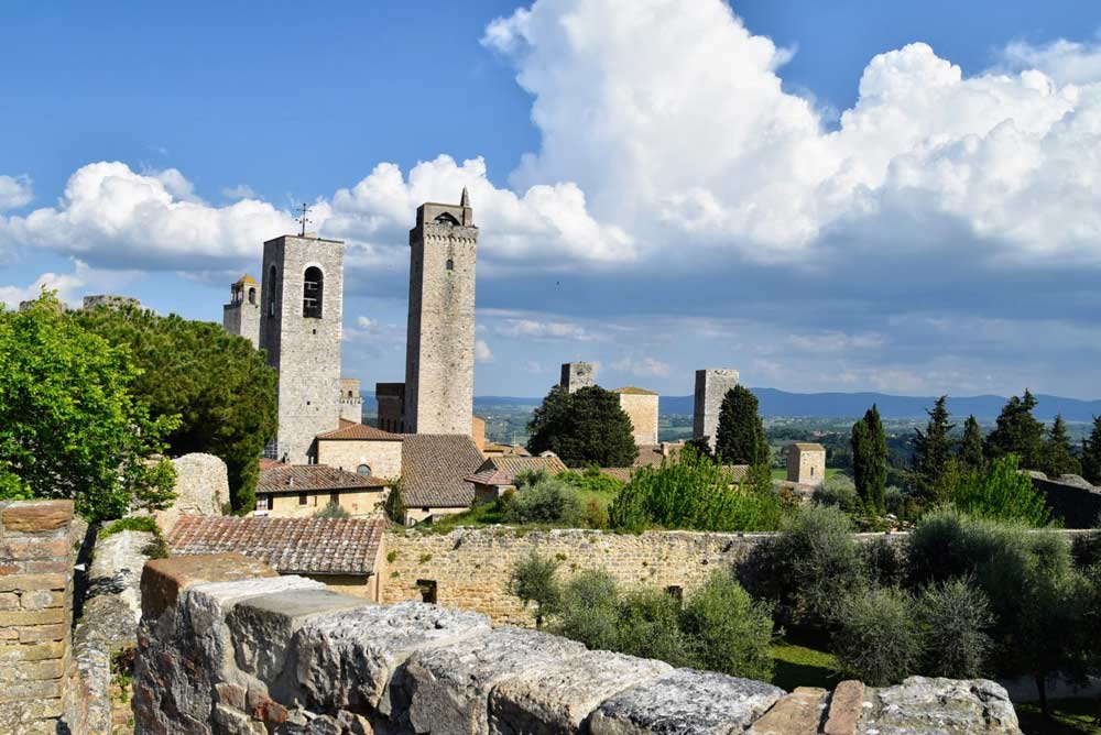 Pueblo bonito de italia San Gimignano